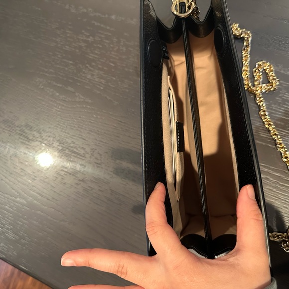 Gucci Ophidia Small Web Shoulder Bag Black Leather - Picture 5 of 17